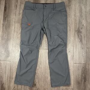 Brunt Costello Ripstop Pants Mens 38x30 Gray Nylon Workwear Stretch Outdoor